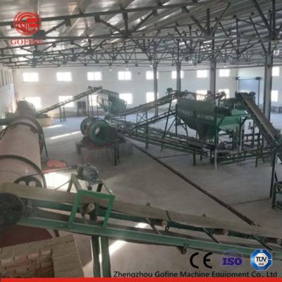 China Instalación de producción compuesta del fertilizante orgánico 1-2T/H en venta