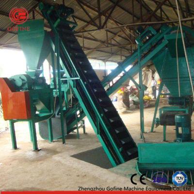 China Green NPK Compound Fertilizer Production Line , Counter Roll Extrusion Granulator for sale