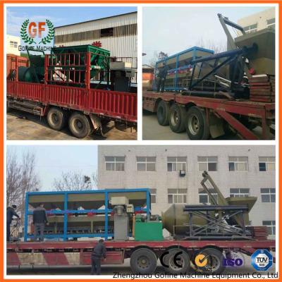 China Green Color BB Fertilizer Production Line / Fertilizer Blending Equipment for sale