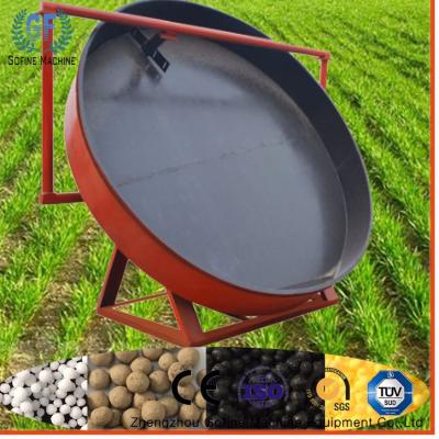 China Bio Compost Pellet Granulator Pan Type Organic Fertilizer Blender 1000kg/H Capacity for sale
