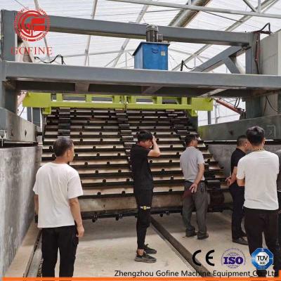 Chine Machine de rotation de pile du lit Q235 25KW de fermentation de chariot élévateur à vendre