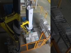 High-efficiency production line column palletizing robot