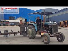 High-quality tractor-drawn compost turner organic fertilizer making machine