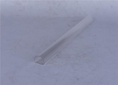 China Plastic Extruded Sections Clear / Milky Color For Making Lighting Softly Bright for sale