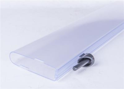 China Matt/glänzende Oberflächenplastikverdrängungs-Profile für LED-Rohr-Abdeckung zu verkaufen