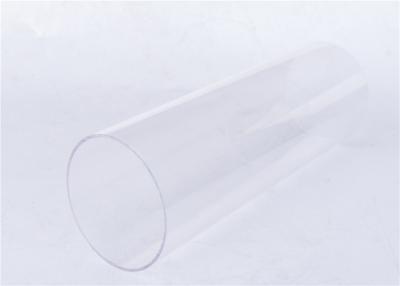 China LED Plastic Extrusion Profiles , Polycarbon Extrusion Light Tube Cover for sale