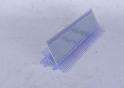 China Perfiles plásticos transparentes rígidos a prueba de humedad para la tira de los datos del supermercado en venta