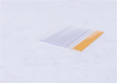 China Moisture Proof Clear Plastic Extrusion Profile For Supermarket / Store for sale