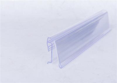 China Customized Transparent PVC Extrusion Profiles For Information Display for sale