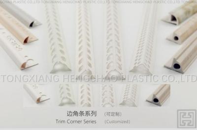 China De lage Versiering van het de Hoekprofiel van Onderhoudspvc scheept Vinyldecorblad voor Muurvloer in Te koop
