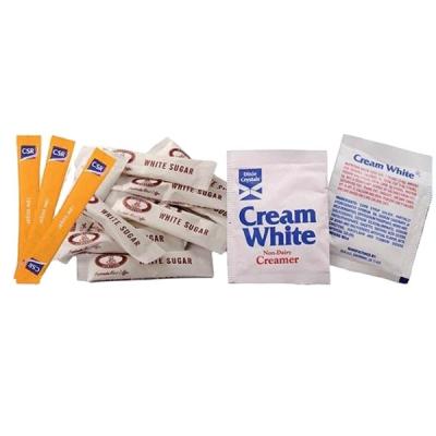 China Customized Sugar Sachet Packaging Paper For Creamers Sugar Packets And Spices for sale