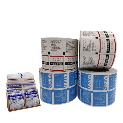 China Laminating Alcohol Pad Outside Film Roll With Directly Provided Material for sale