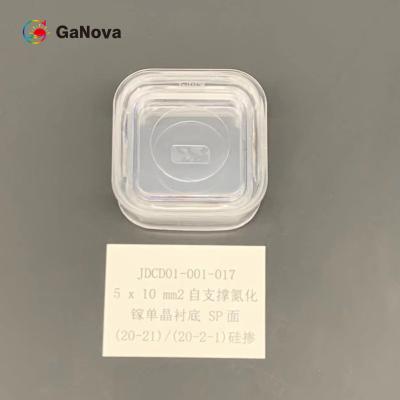 China 5*10mm2 SP-Face (20-21)/(20-2-1) Un-Doped N-Type Free-Standing GaN Single Crystal Substrate  Resistivity < 0.05 Ω·cm à venda