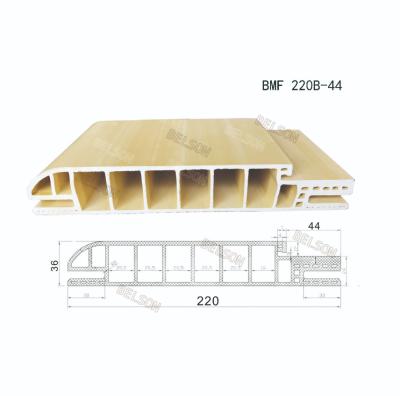 China OEM 220mm Width 220B-44 WPC Profile WPC Door And Window Frame for sale