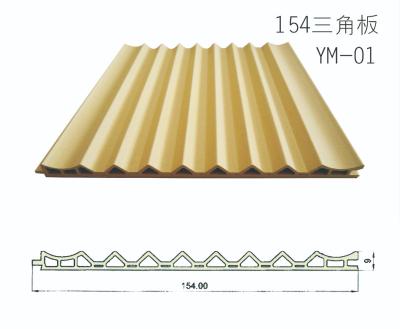 Chine Anti panneau de mur extérieur de Fashional WPC de la poussière 154mmx6mm à vendre