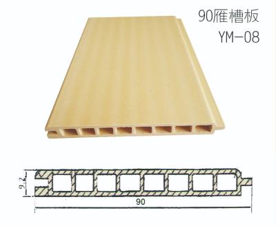 China ECO Friendly Waterproof WPC Wall Panel Wood Grain for sale
