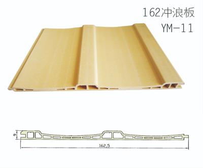 China 162.5mm Width Fireproof Interior WPC Wall Panel Wood Plastic Door for sale