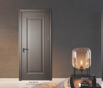 China 35mm Luxury Wooden Foam Insulation Door Locks Handle Interior MDF Skin Door for sale