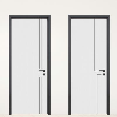 China 205*72*3.5cm Wood Plastic Composite Door for sale