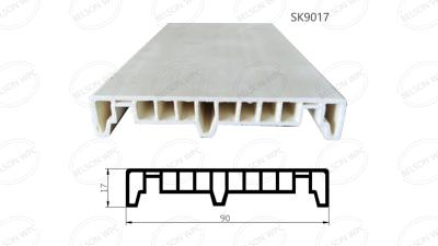 China 17mm Decorative Skirting Panel WPC Polyurethane Skirting Board for sale