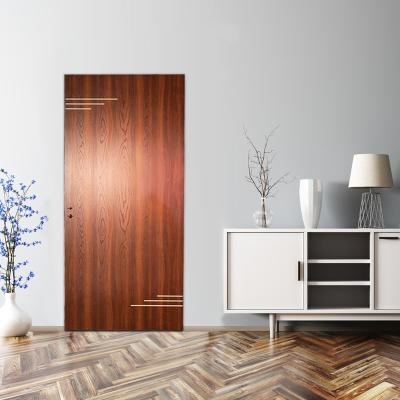 Chine Environment Friendly Wood Plastic Composite Door Apartment Mothproof Interior à vendre
