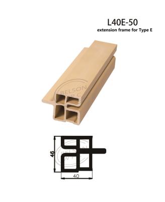 China Pure Wpc Door Jamb Match For E Type Door Frame / Interior Door for sale