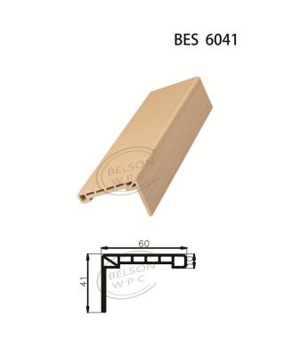 Chine Architrave de wpc de cavité du prix de gros d'usine de BES 6041 ANHUI/ligne enveloppe/ceinture pour la porte à vendre