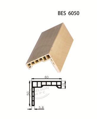 China Chegadas novas de BES 6050 BELSON 2022 da arquitrave do wpc/linha embalagem/faixa para o fogo impermeável da porta - retardador à venda