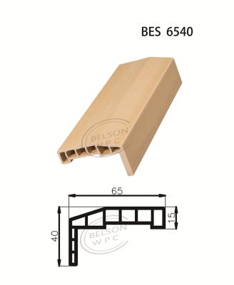 China Arquitrave do wpc de BES 6540/linha embalagem/faixa para qualidade e o preço baixo de portas interiores a boa. à venda