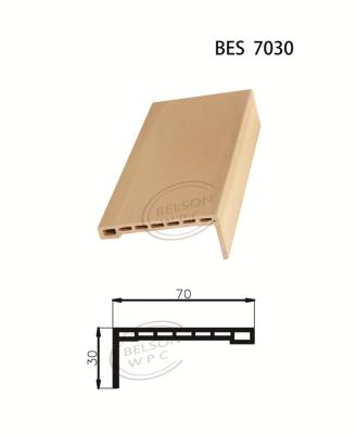 Chine Architrave de composés en bois de wpc de BES 7030/ligne en plastique enveloppe/ceinture pour la porte à vendre