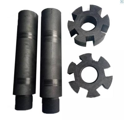 China Antirust Isostatic Graphite Rotor And Shaft Superfine Sythetic Graphite Vanes for sale