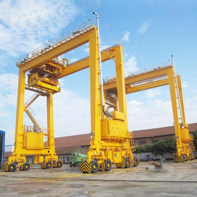 China Customized RTG Mobile Gantry Crane With 20t~100t Load Capacity Customized Color for sale