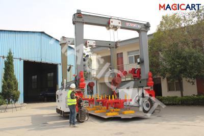 Chine High Temp Steel Plate Magnetic Spreader And Mobile Gantry Crane Trafrom Workshop To Workshop à vendre