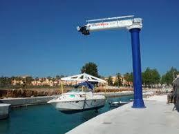 China Barco elétrico fixado na parede Jib Cranes In Marinas da grua à venda