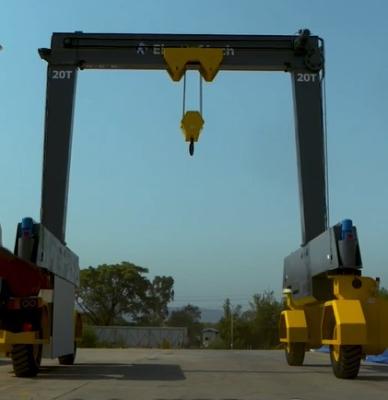 中国 3-40 meters Lifting Traveling Gantry Crane Electric RTG Crane for Precast yard 販売のため
