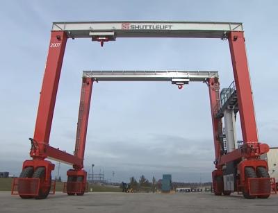 China Double Beam Movable Gantry Cranes Rtg Gantry Crane 15meters To 50meters Span for sale