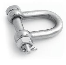China Ship Industry 316 Stainless Steel D Shackle 10mm 6mm anti corrosion for sale