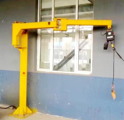 China 0.5t~10ton Double Arm Cantilever Beam Crane Fixed Foldable Column Mounted Jib Crane for sale
