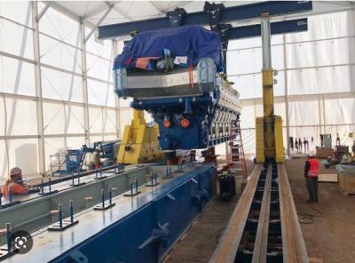 China IP54 Hydraulic Gantry Lifting System  With Detachable Hollow Tracks for sale