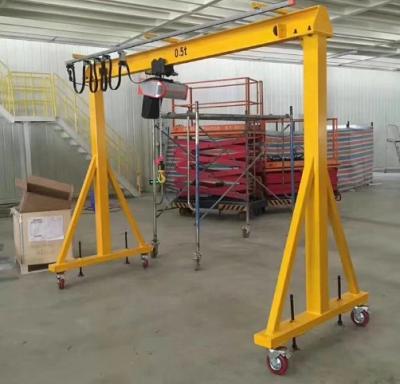 China Height Adaptable 1-10t Capacity Movable Overhead Crane For Workshops Different Heights en venta