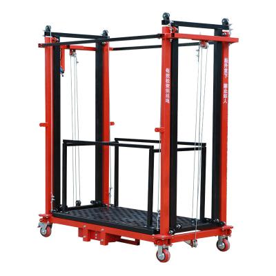 China Household Using 0.3t Scaffold Lift With Electric Power Source Te koop