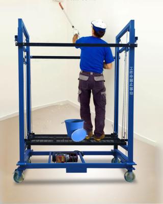 China 300kg Load Mobile Lifting Equipment 2-8 Meters For Construction Decoration zu verkaufen