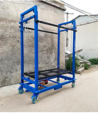 China 500kg Automatic Scaffolding Lift For Warehouse Te koop