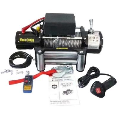 China 13000lb 12V Electric Wire Rope Winches for sale