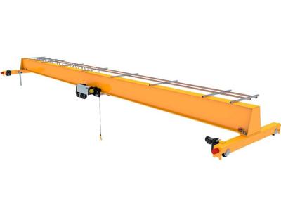 China EOT 3T Span 6m Single Girder Overhead Cranes Yellow Electric Hoist for sale