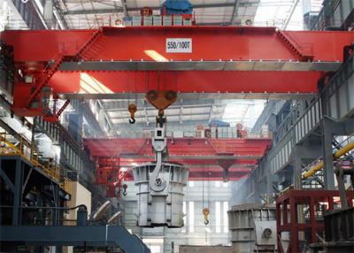 中国 MAGICART 50Tのひしゃくの鋳物場クレーン鋳造の製鉄所50トン橋クレーン 販売のため