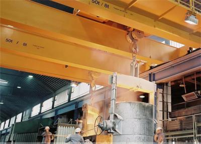 China Foundry Ladle Casting Industrial Overhead Crane High Performance Double Girder for sale