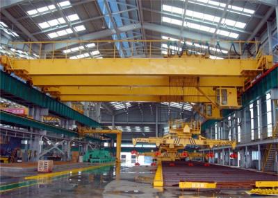 China Heavy Duty 20 Ton Electromagnetic Overhead Crane For Lifting Steel Plate for sale