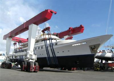 China 150t 180t Mobile Boat Lifting Crane Yacht Travel Lift Crane for sale
