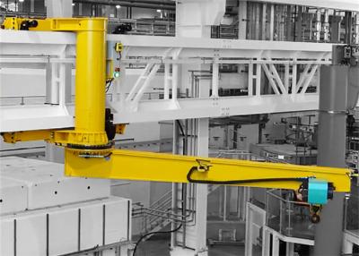 China Europe Style Wall Mounted Slewing Jib Crane Hoist Anti Derailment for sale